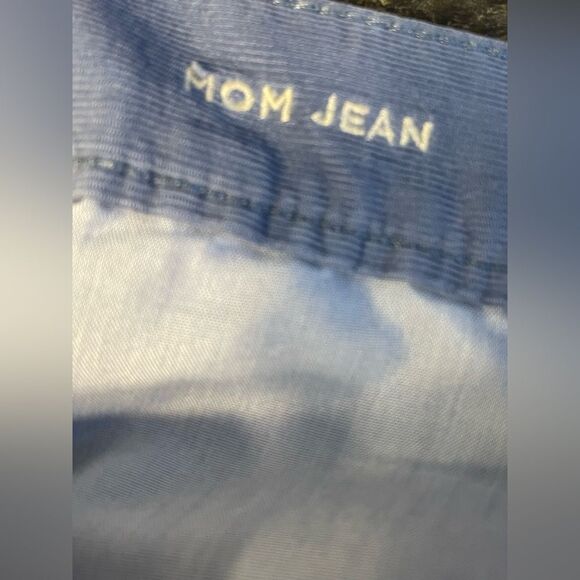 American Eagle Corduroy Mom Jeans Blue 6 Extra Short - Picture 6 of 10